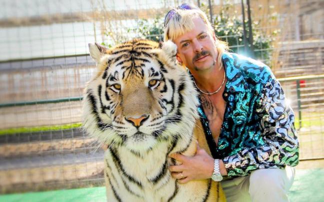Joe Exotic en una imagen promocional de 'Tiger King'. Joe Exotic en una imagen promocional de 'Tiger King'.