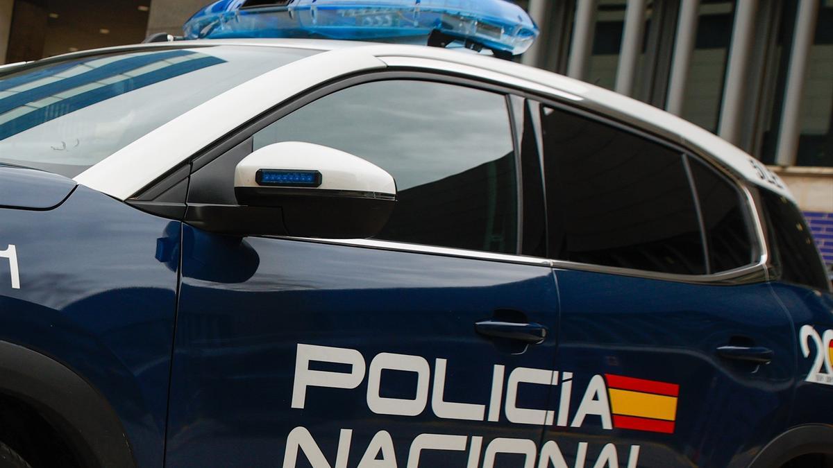 Vehículo de la Policía Nacional.