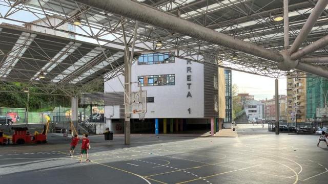 Galdakao está trabajando en la transformación del patio escolar de Urreta