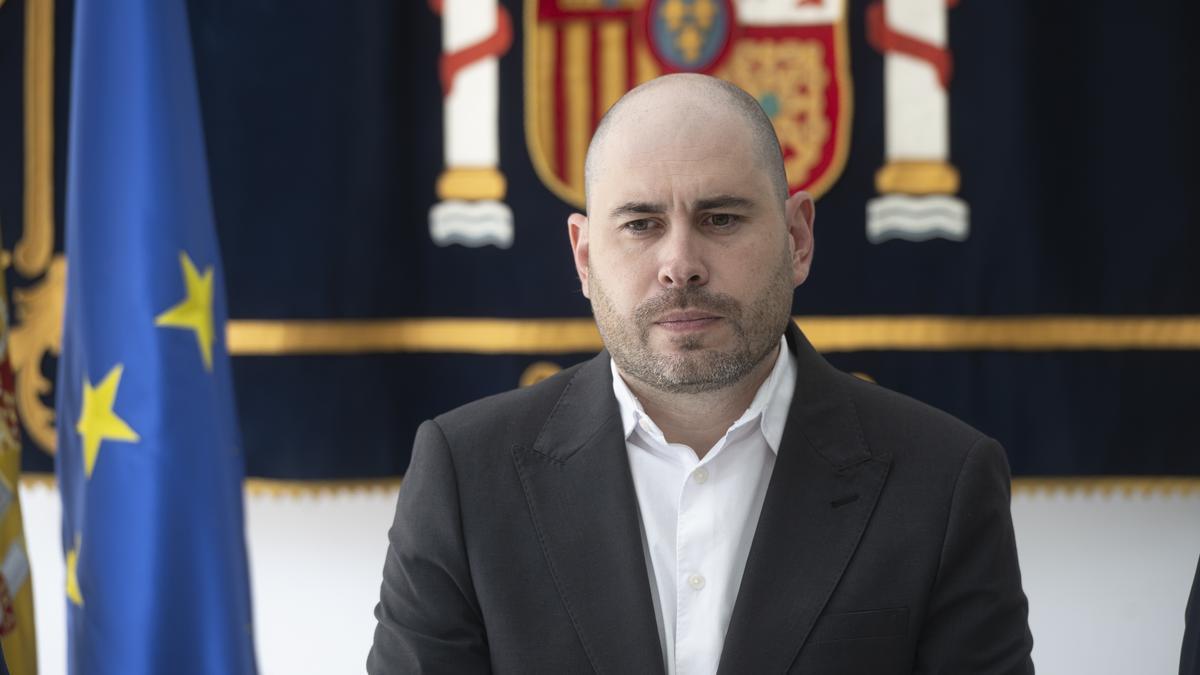 El delegado del Gobierno español en Ceuta, Miguel Ángel Pérez Triano.