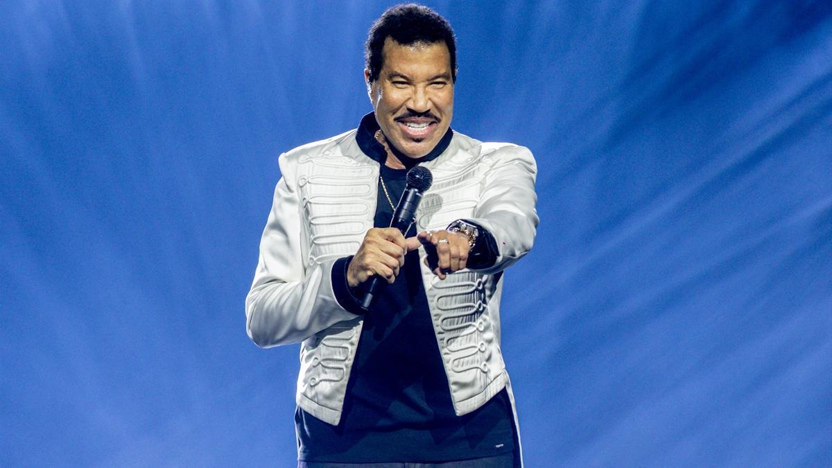 El cantante Lionel Richie durante su concierto, en el Movistar Arena, a 2 de agosto de 2025.