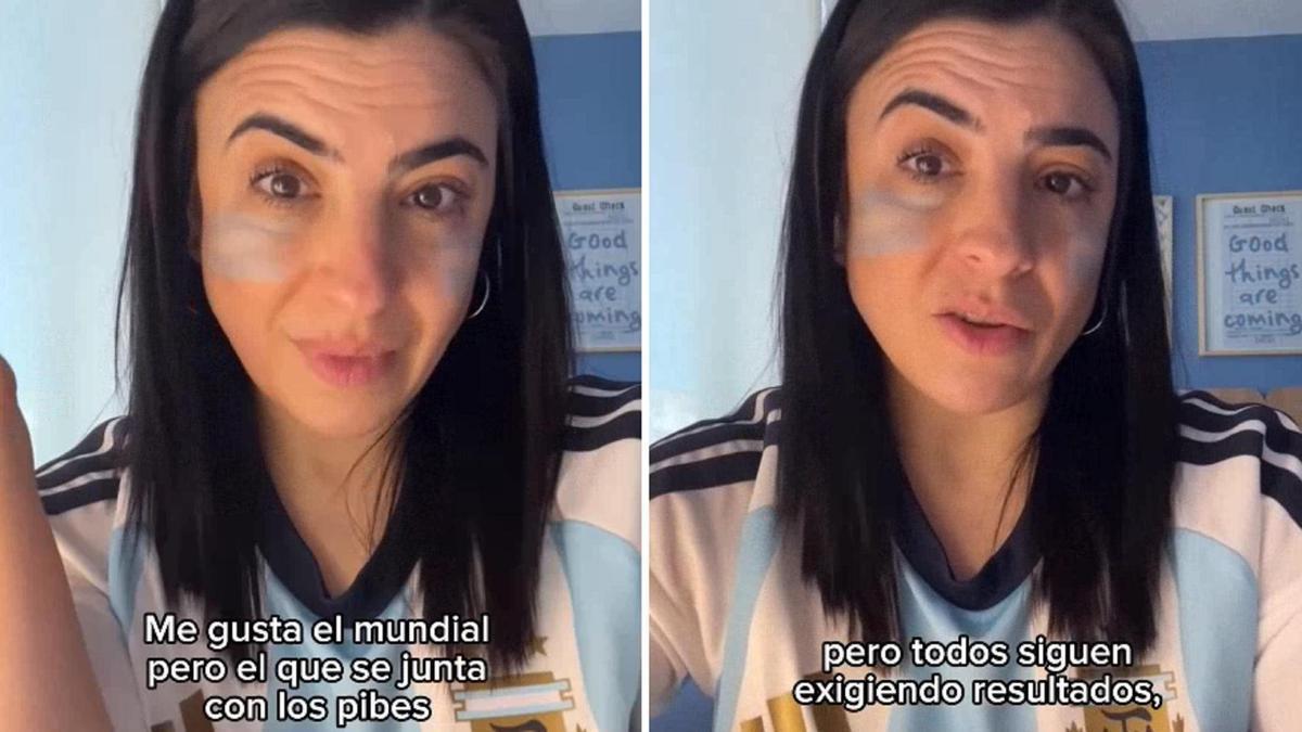 “Yo soy portero, goleador, defensor y director técnico”, explica la influencer argentina Johanna Gambardella.