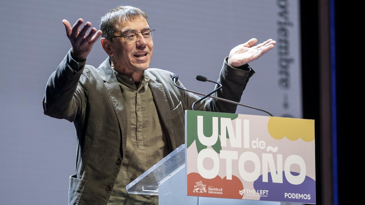 El cofundador de Podemos, Juan Carlos Monedero.