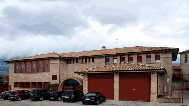 Exterior de la sede de la Cuadrilla de Rioja Alavesa en Laguardia