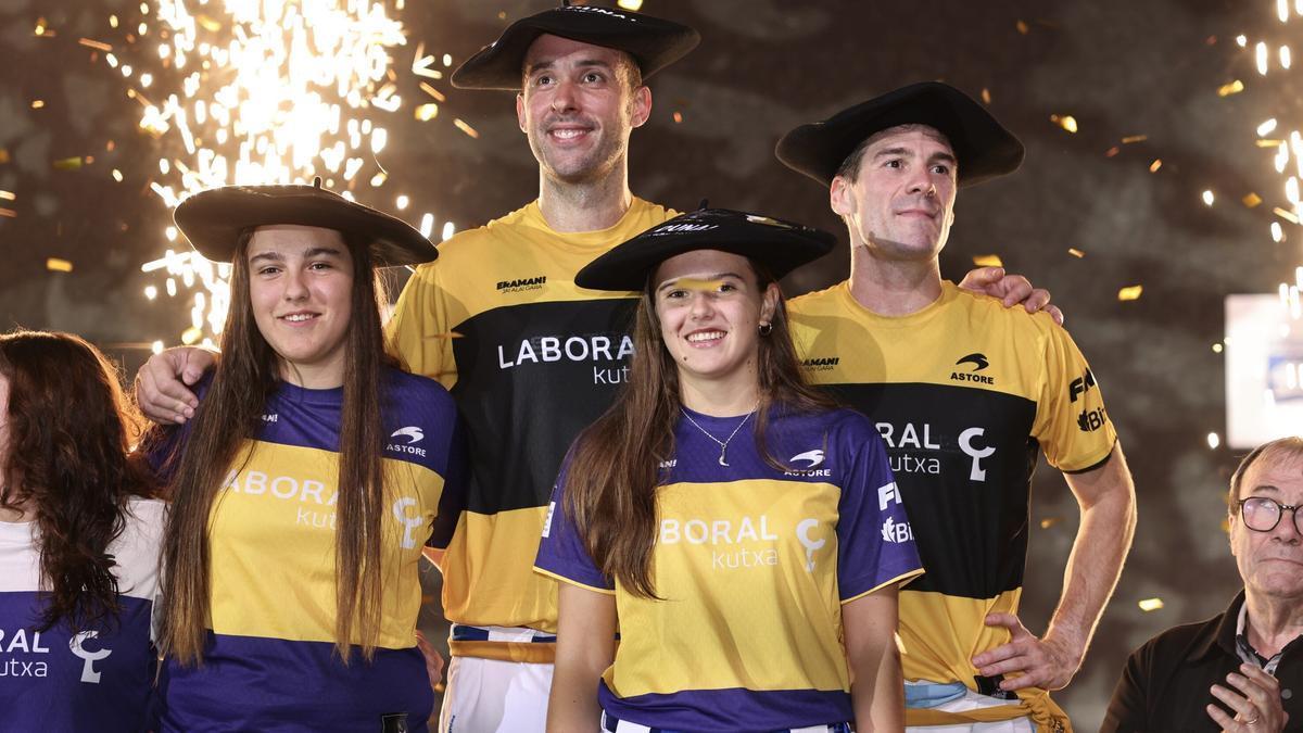 Barandika-López y Elaia-Maia, campeones de la Jai Alai League ante Urreisti-Basque y Sorozabal-Arai