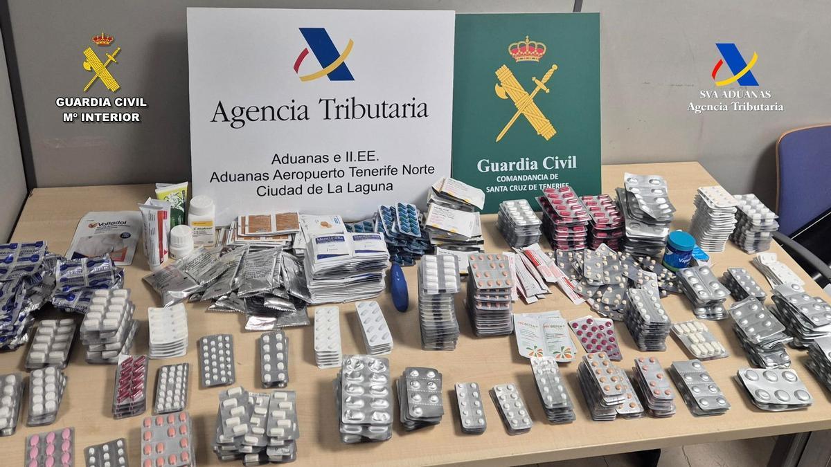 Medicamentos intervenidos.