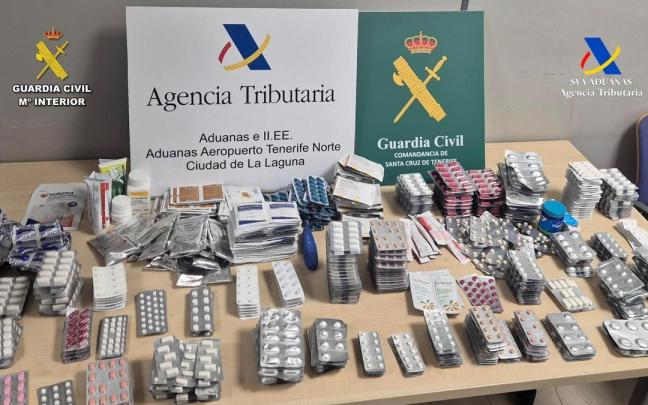 Medicamentos intervenidos.