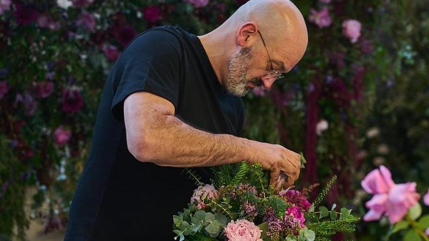 El artista floral José Ángel Colmenero.