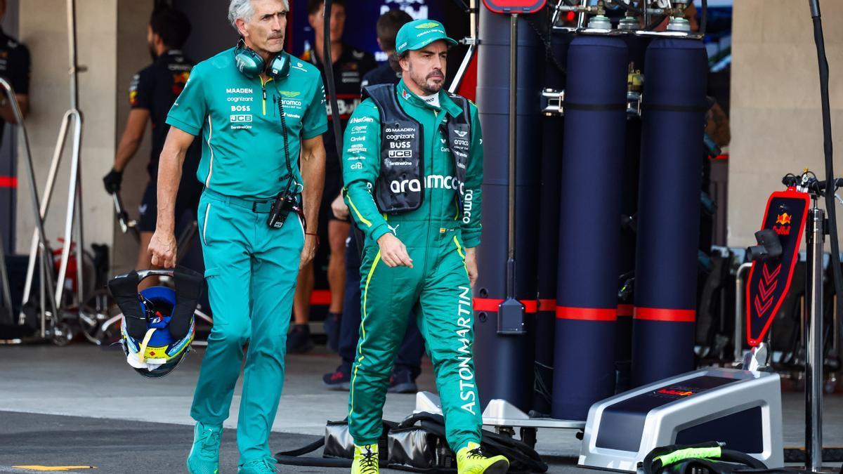 Fernando Alonso, durante el pasado Gran Premio de México de Fórmula 1.