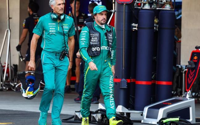 Fernando Alonso, durante el pasado Gran Premio de México de Fórmula 1.