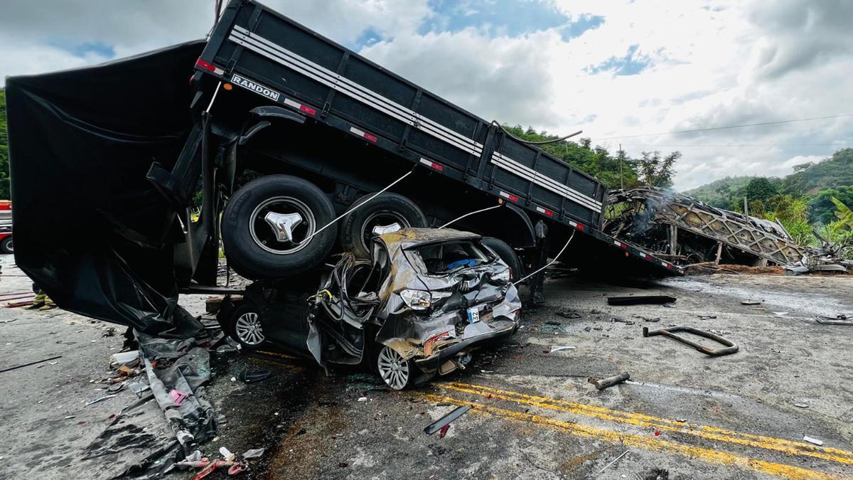 Accidente de tráfico en Brasil