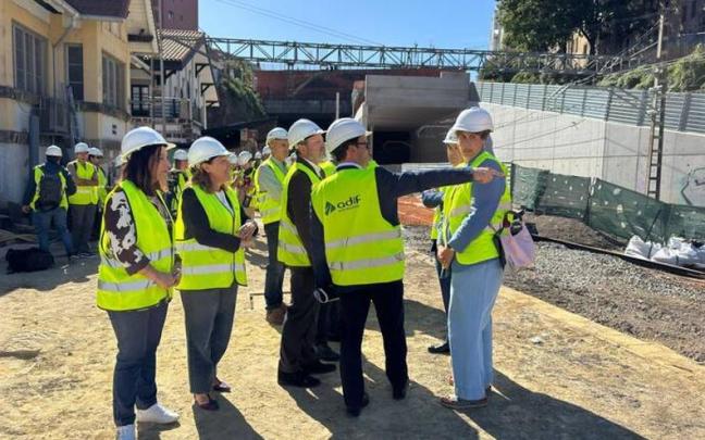 Este lunes tenía lugar la visita a la obras