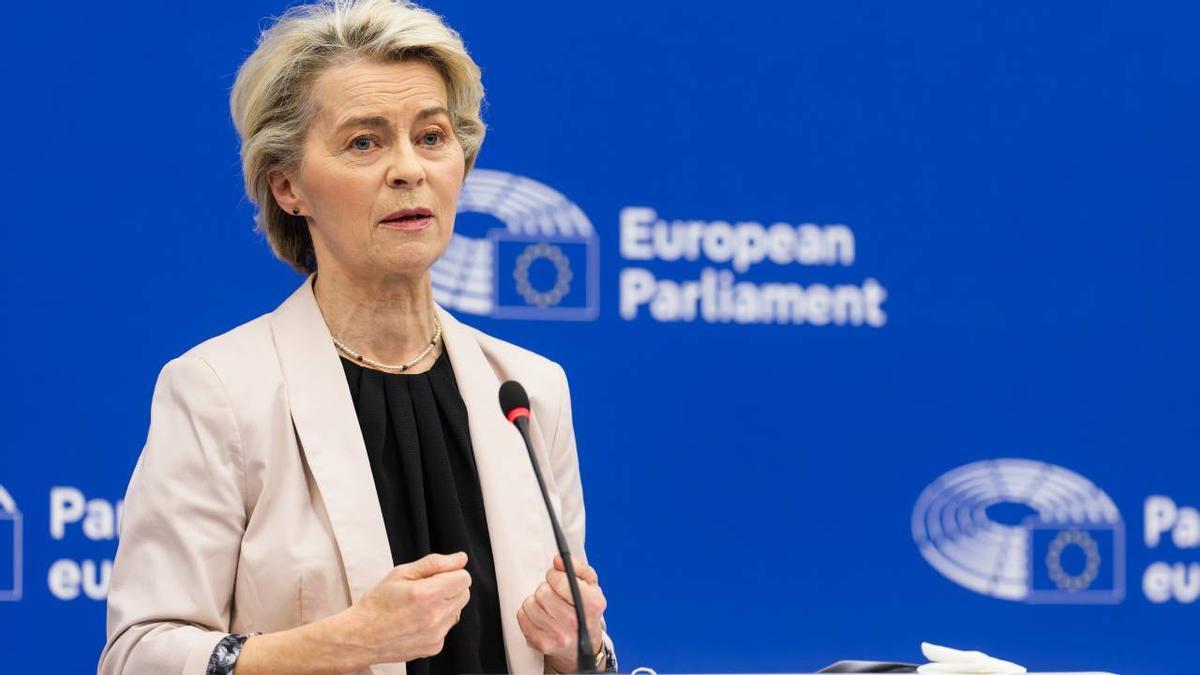 La presidenta de la Comisión Europea, Ursula von der Leyen.