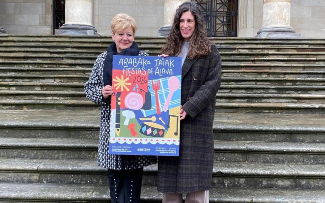 Aiala Lucero Ibisatek irabazi du 2026ko Arabako Jaiak iragartzeko kartel lehiaketa.