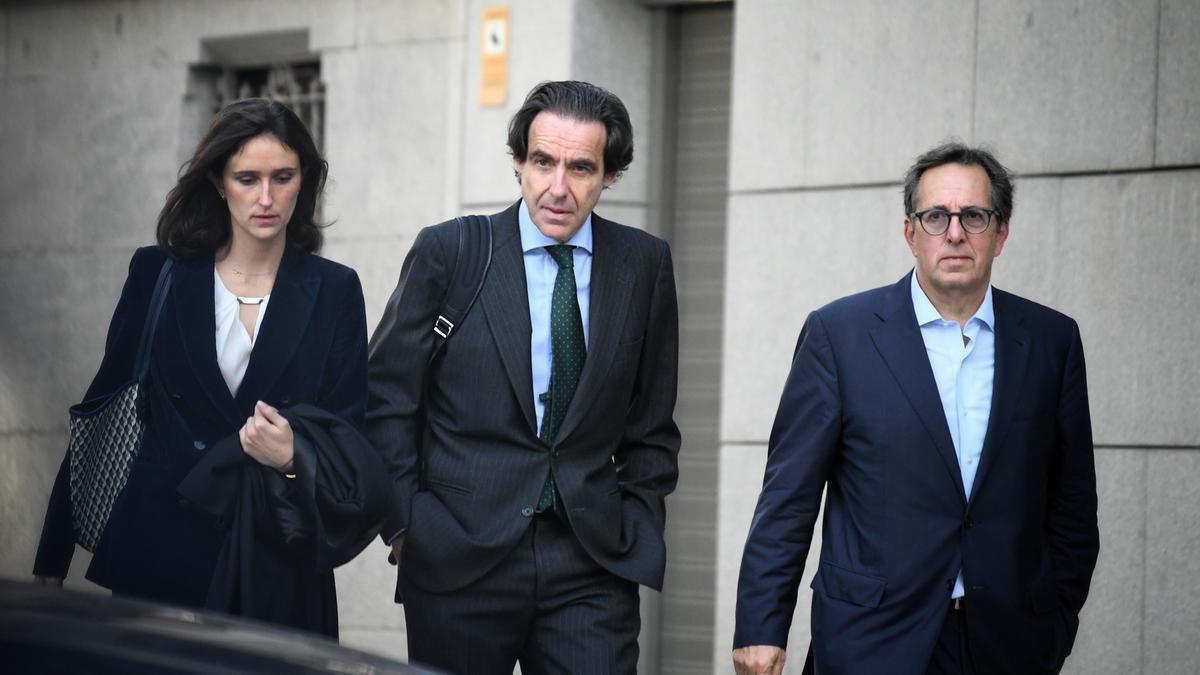 El empresario Javier López Madrid, a su llegada a la Audiencia Nacional.