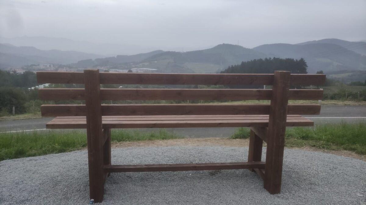 Las vistas desde el banco gigante de Santa Bárbara