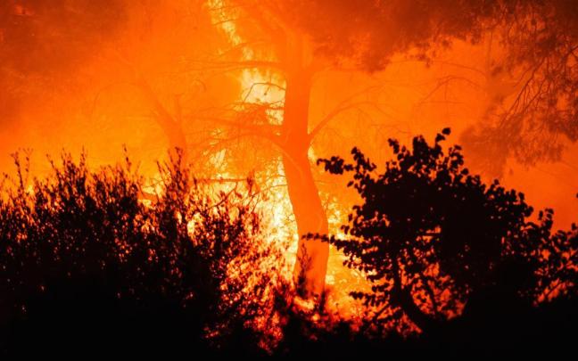 Incendio en Grecia.