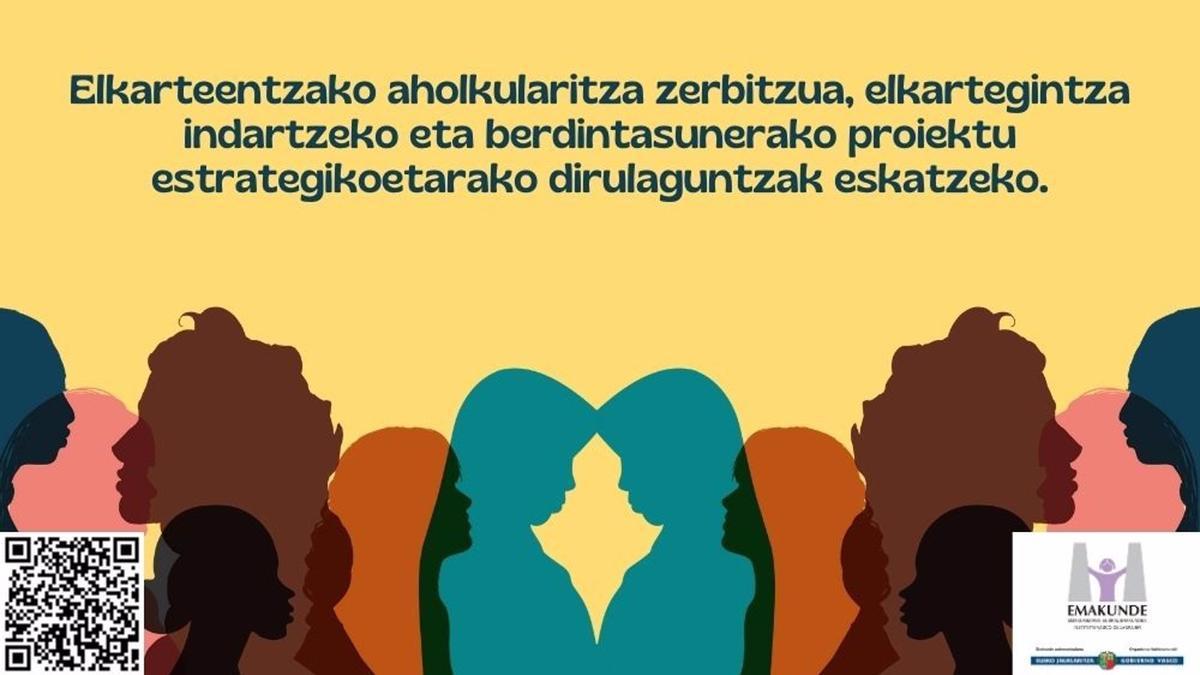 Emakundek aholkularitza eskaini die berdintasunerako proiektuak sustatzeko laguntzak eskatu dituzten elkarteei.