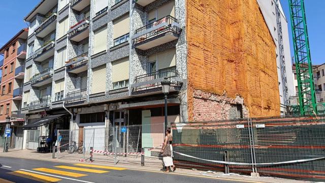 El portal afectado es el de San Bartolomé 13 del barrio Errenteria