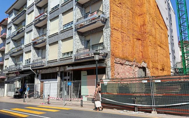 El portal afectado es el de San Bartolomé 13 del barrio Errenteria