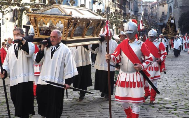 Los "armatus" acompañarán al Santo Sepulcro en su recorrido por las calles de Azpeitia el 3 de abril.