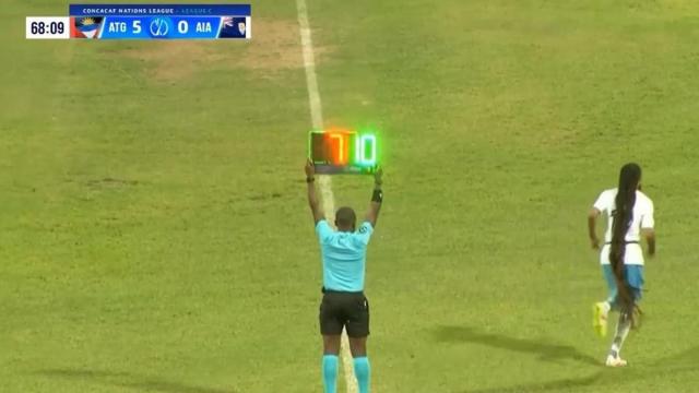 El futbolista de la selección de Anguila Aedan Scipio se ha hecho viral por sus rastas