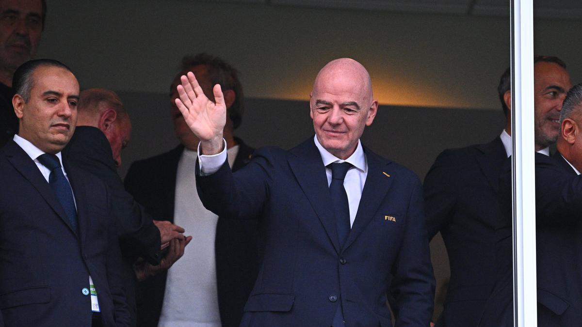 El presidente de la FIFA, Gianni Infantino