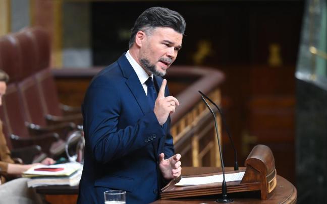 El portavoz de ERC en el Congreso, Gabriel Rufián.