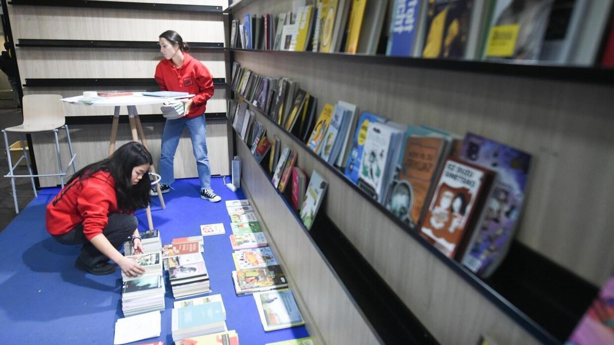 Euskarazko liburuak Durangoko Azokan.