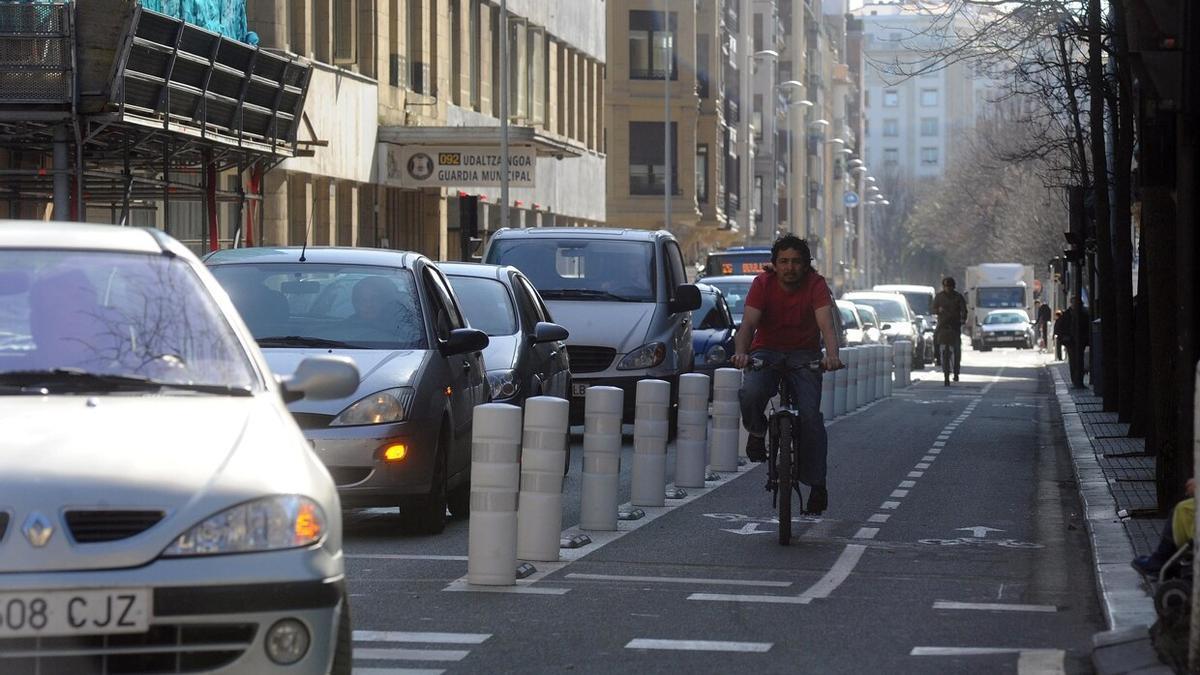 Calle Easo, una de las que se verán afectadas por los cambios circulatorios.
