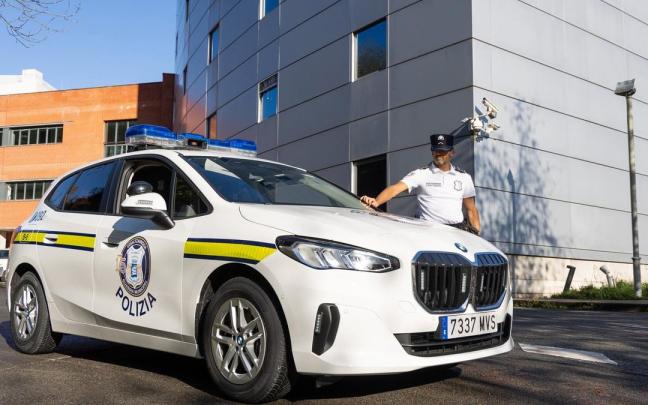 Imagen de archivo de una patrulla de la Guardia Municipal de Donostia / Iker Azurmendi
