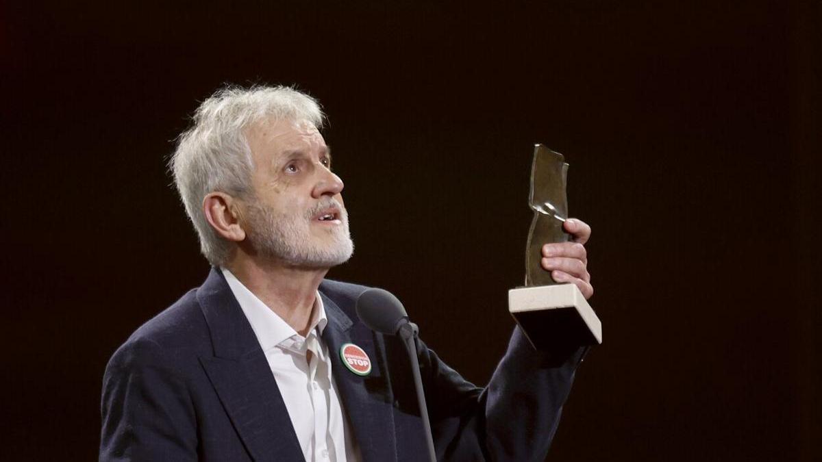José Ramón Soroiz ha recibido este martes el Premio Zinemira
