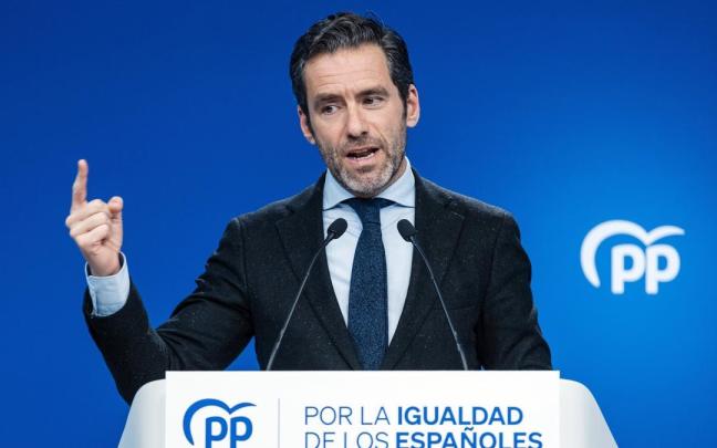 El portavoz del PP, Borja Sémper, ayer tras el Comité de dirección del partido. El portavoz del PP, Borja Sémper, ayer tras el Comité de dirección del partido.