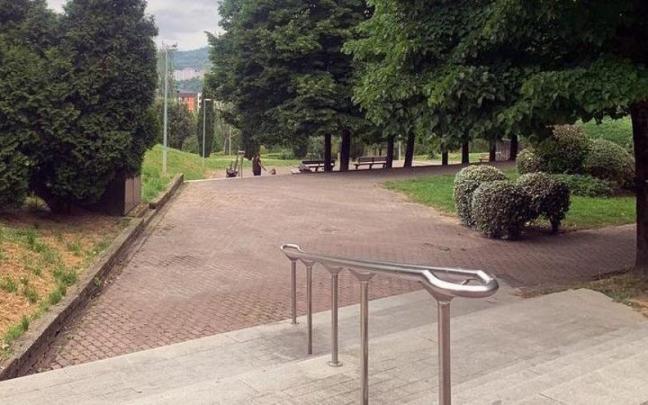 Este lunes dan inicio las obras de mejora de la accesibilidad en la zona baja del parque Bizkotxalde