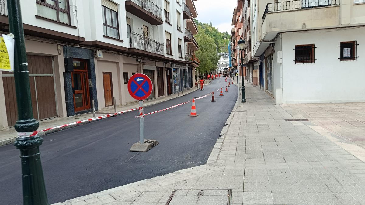 Se han asfaltado un total de siete calles