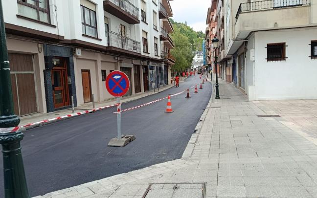 Se han asfaltado un total de siete calles