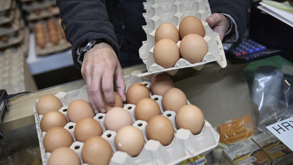 Huevos, en una imagen de archivo