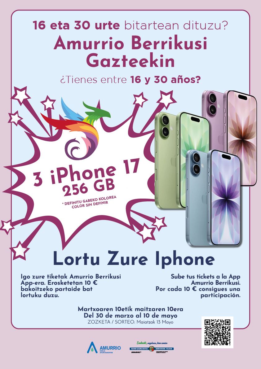 Cartel de la campaña Amurrio Berrikusi