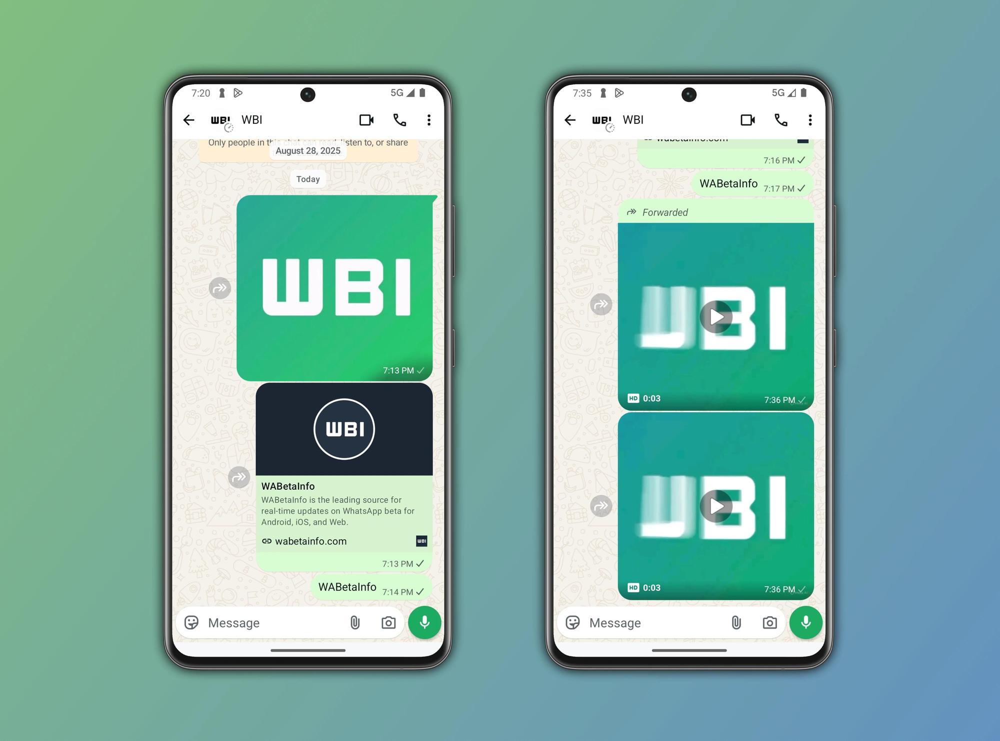 A la izquierda, los globos habituales; a la derecha, la nueva propuesta.