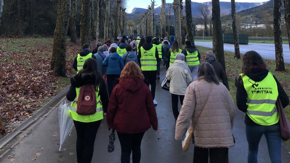 Uno de estos paseos organizados en Amurrio