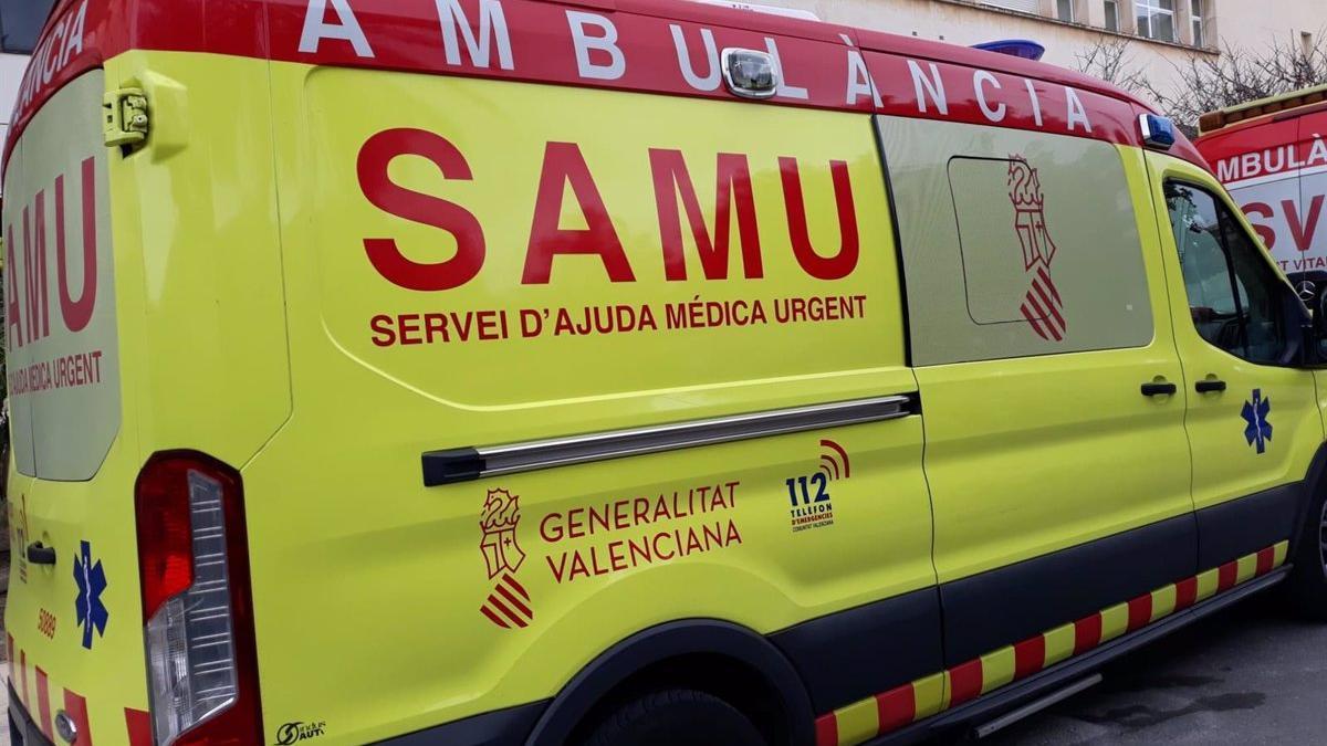 Ambulancia de la Generalitat Valenciana.