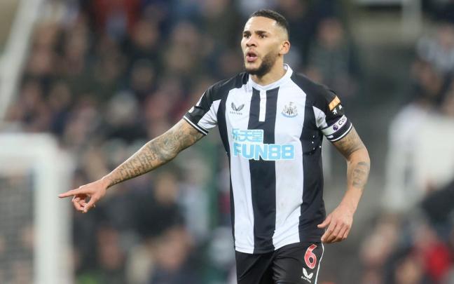 El capitán del Newcastle, Jamaal Lascelles. El capitán del Newcastle, Jamaal Lascelles.