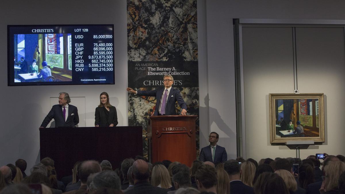 Una subasta de Christie's.