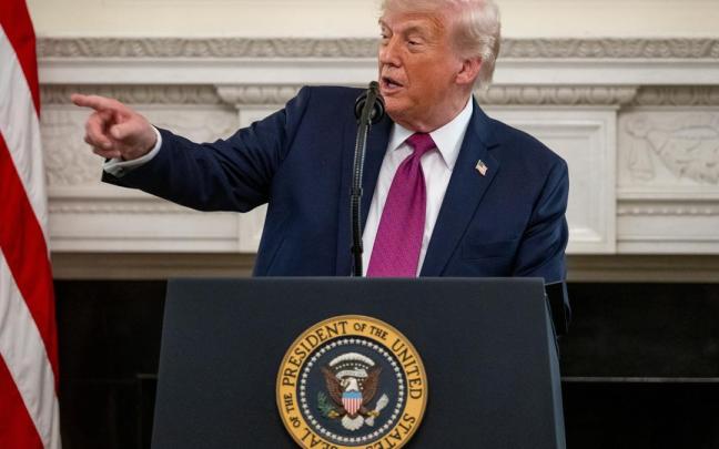 Trump, durante una comparecencia reciente.