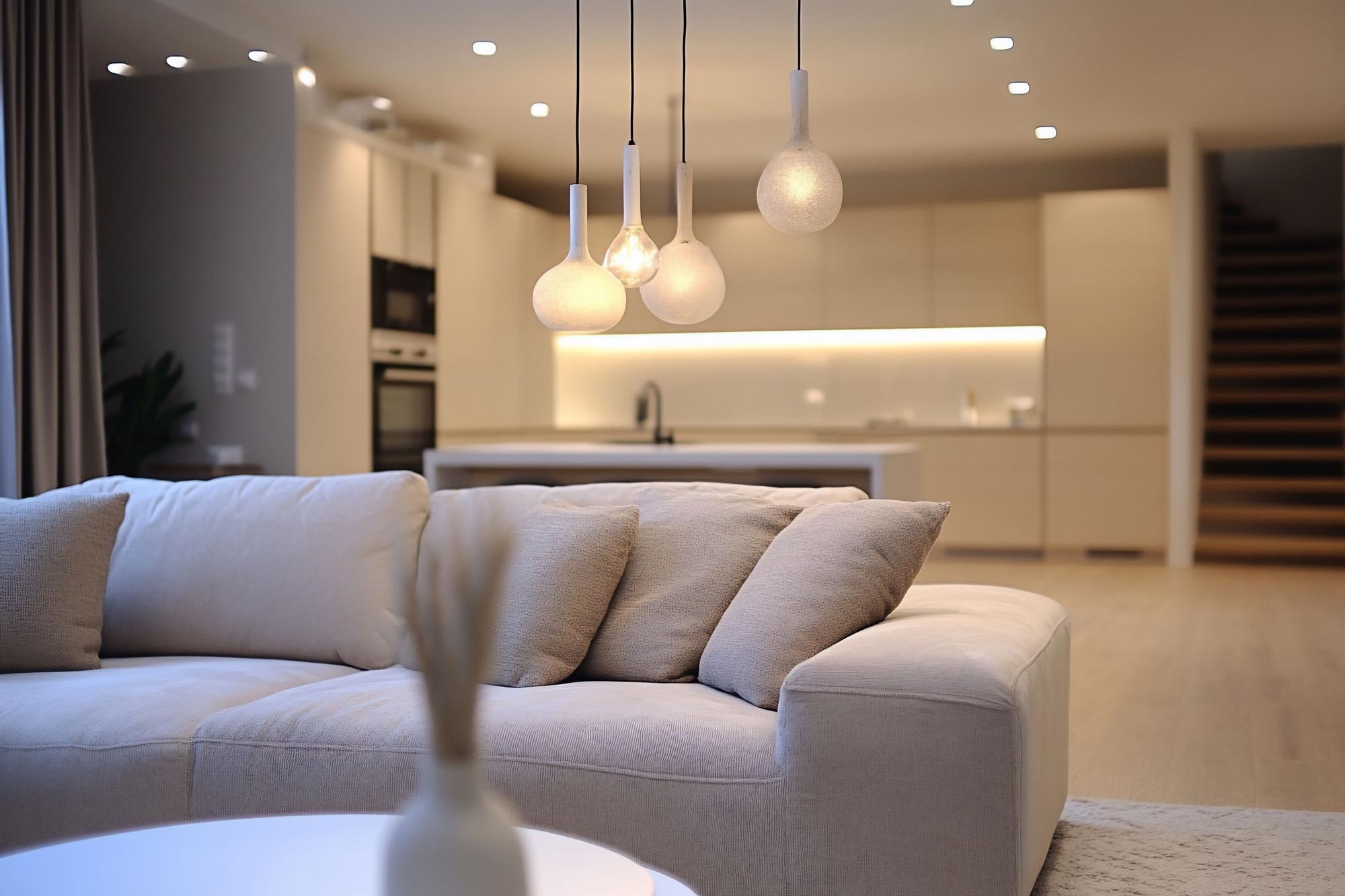 Piso pequeño con buena iluminación.