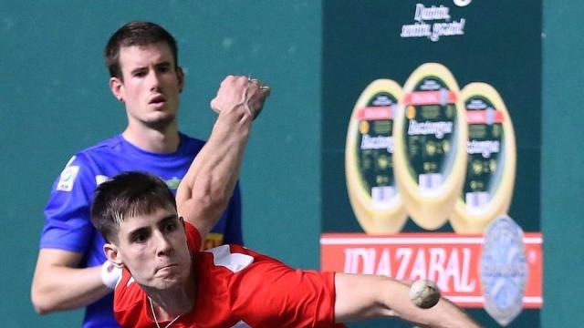 Martxel Iztueta fue protagonista este domingo ante Mariezkurrena II en San Mateo.