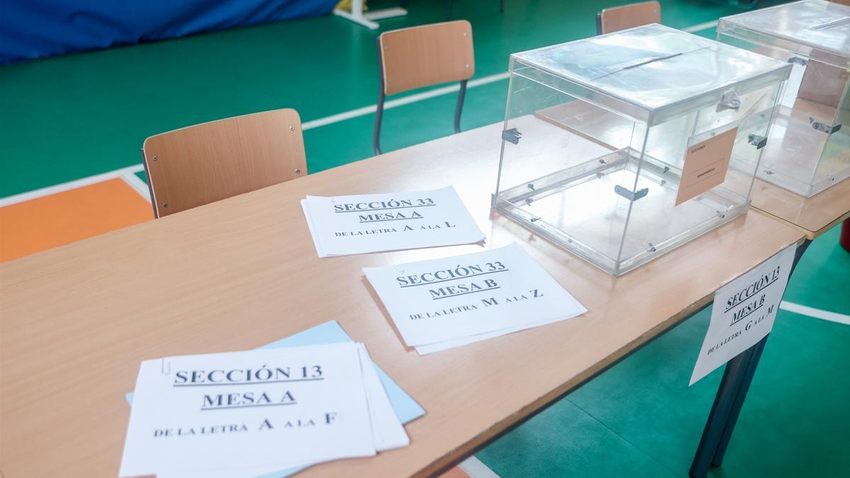 Mesa electoral.