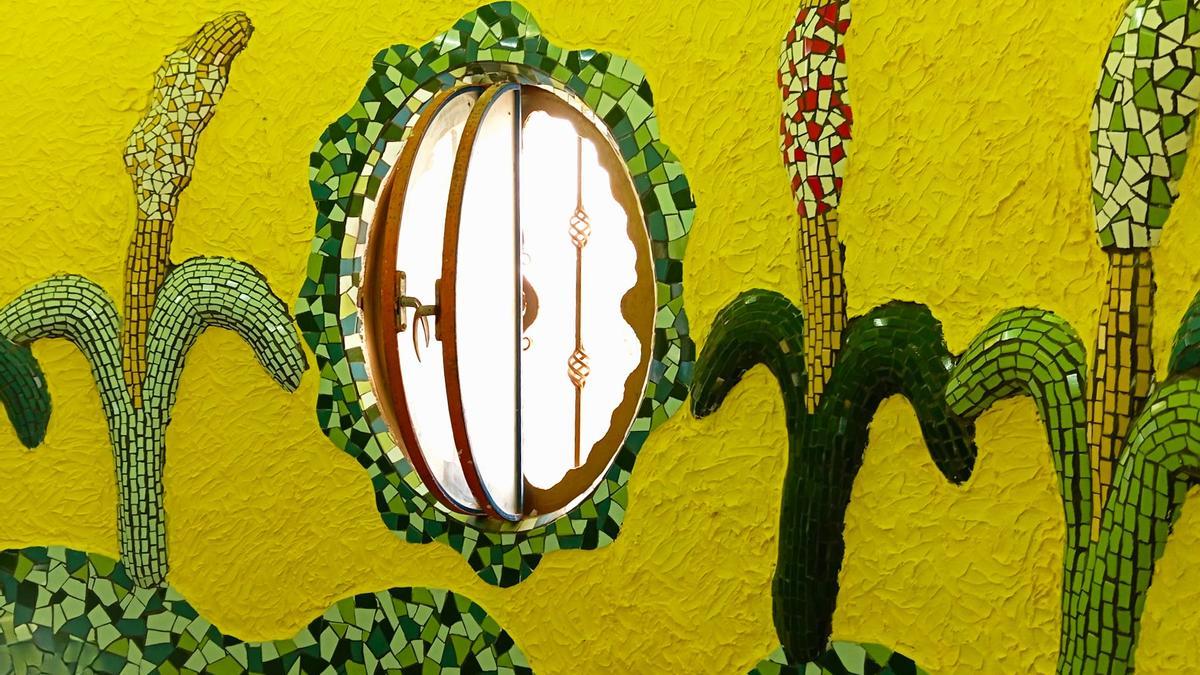 Original marco de ventana.
