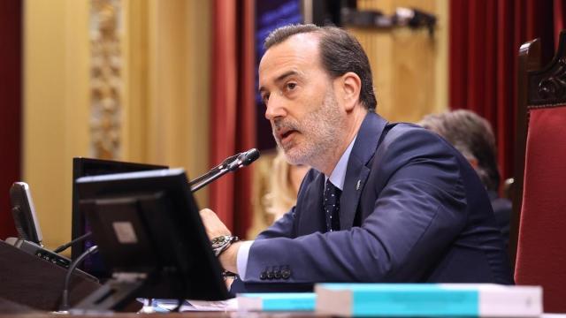 El presidente del Parlament balear, Gabriel Le Senne (Vox). / EP El presidente del Parlament balear, Gabriel Le Senne (Vox).