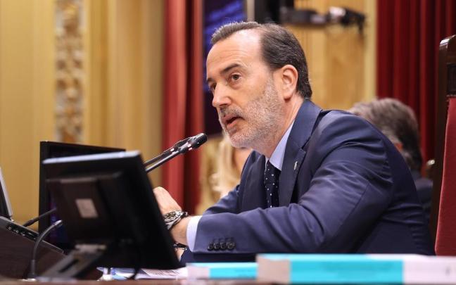 El presidente del Parlament balear, Gabriel Le Senne (Vox). / EP El presidente del Parlament balear, Gabriel Le Senne (Vox).
